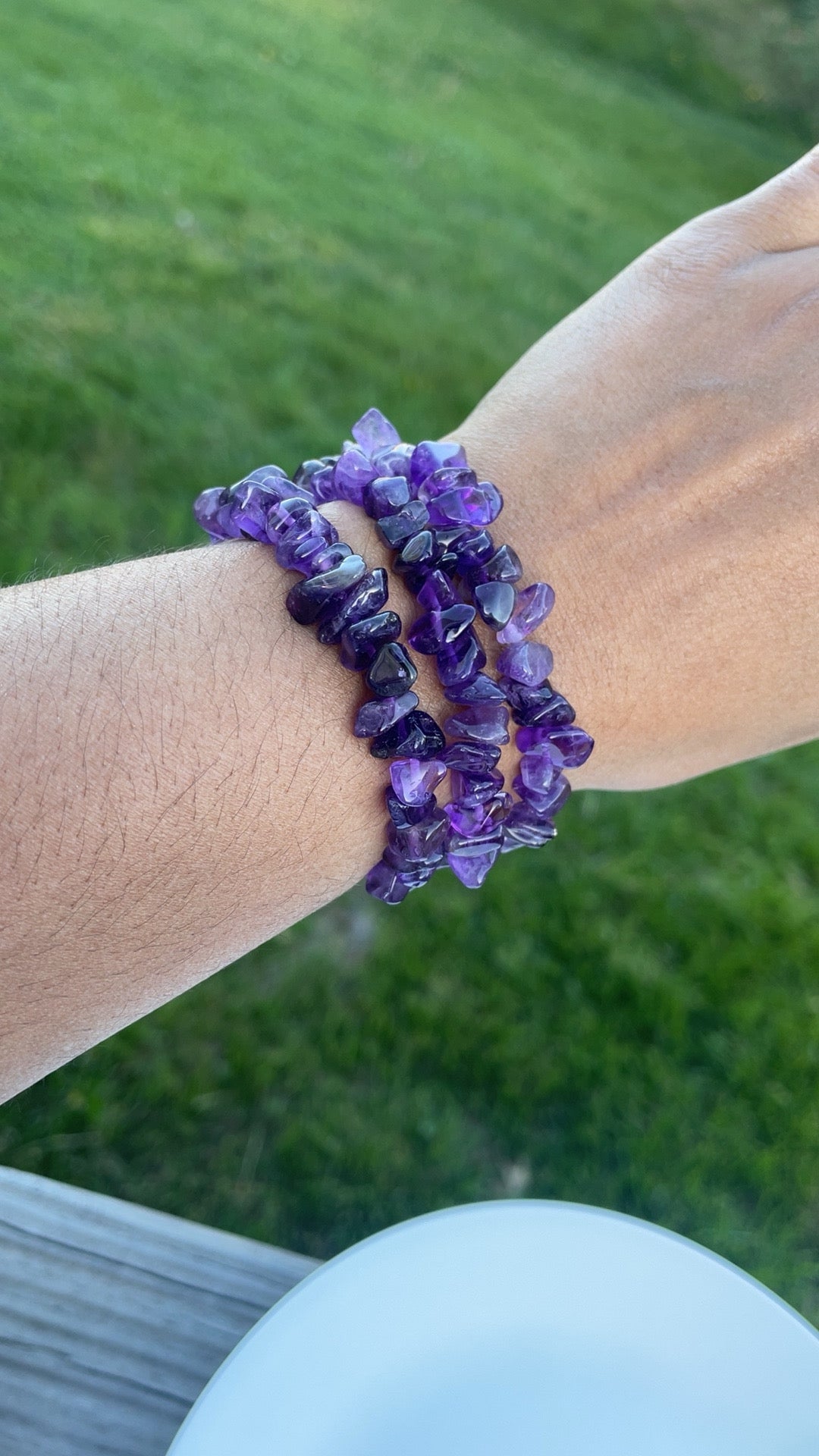 Amethyst Chip Bracelet (1pc)